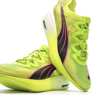 Chaussures de running Jaunes Femme Puma Fast Nitro vue 0