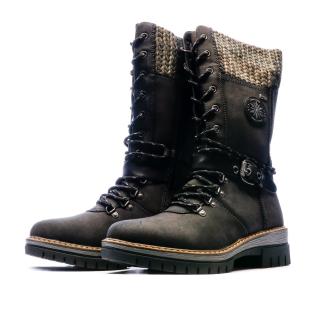 Bottes Gris Anthracite Femme Relife Grivione vue 0