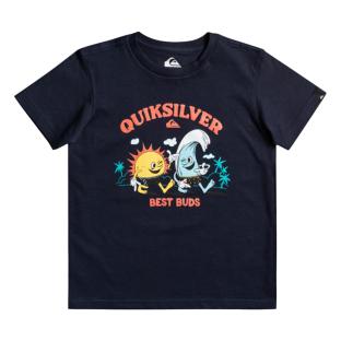T-Shirt Marine Garçon Quiksilver Bestbuds vue 0