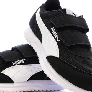 Puma R78 Lightwind – Einfarbige schwarze Sneaker für Jungen Ansicht 0