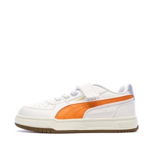 Puma Caven III Retro White/Orange Boys’ Trainers Photo of the Espace des Marques %store% store - view of %key%