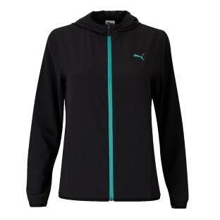 Veste Noire Garçon Puma Pwrtrain Woven Fullz vue 0