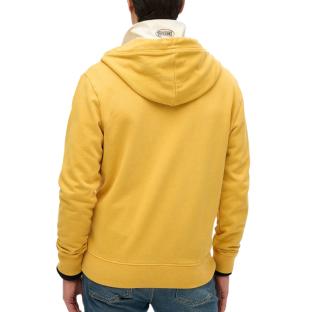 Sweatshirt mit Reißverschluss Gelb Herren Superdry Essential Washed Ziphood Ansicht 0