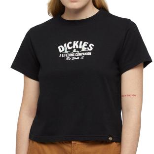 T-shirt Noir Femme Dickies Companion vue 0