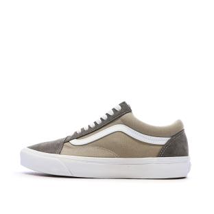 Marrón/Beige Zapatillas Hombre Vans Old Skool Canvas Block B ver 0