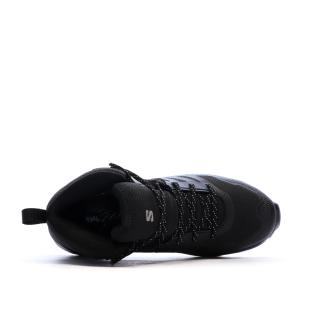 Zapatillas de senderismo negras para mujer Salomon Exeo Mid ver 0