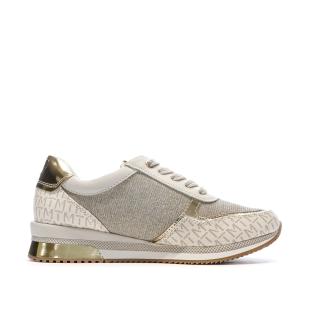 Marco Tozzi Cream Comb Gold Trainers Photo of the Espace des Marques %store% store - view of %key%