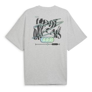 Puma Hoop Männer T-Shirt Grau Ansicht 0