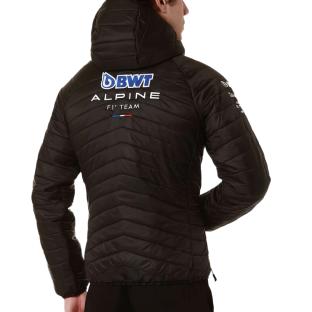 Doudoune Noire/Turquoise Homme Kappa Aboucou Alpine F1 vue 0