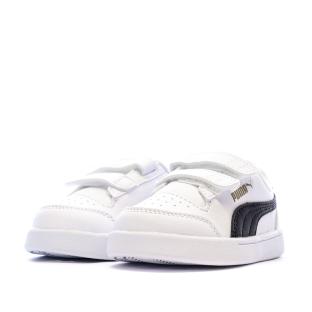 Baskets Blanc/Noir Garçon Puma Shuffle vue 0