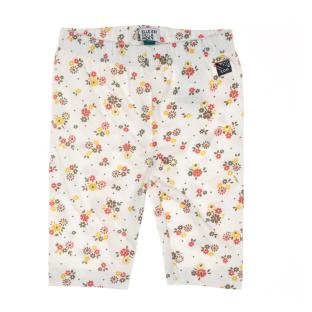 Legging Blanc à fleurs Bébé EOM Basmi vue 0