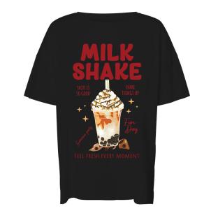 T-shirt Noir Femme Noisy May Pizza vue 0