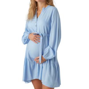Blaues Schwangerschaftskleid für Frauen Mamalicious Mercy Ansicht 0
