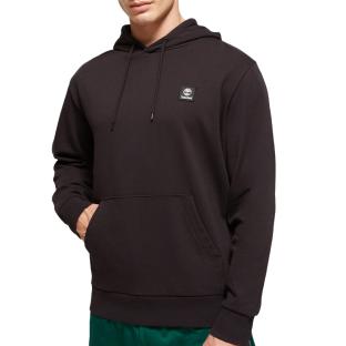 Schwarzes Herren-Sweatshirt von Timberland mit gewebtem Emblem Ansicht 0