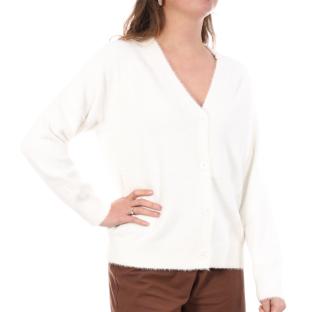Gilet Blanc Femme Lee Cooper Ocadola vue 0
