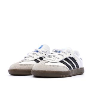 Baskets Blanches Bébé/Junior Adidas Samba OG Cf El I vue 0