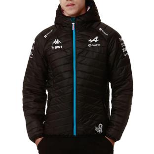 Doudoune Noire/Turquoise Homme Kappa Aboucou Alpine F1 vue 0