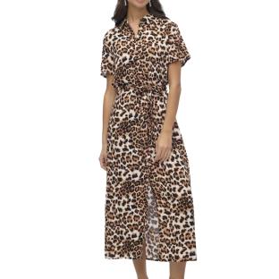 Kleid Weiß/Schwarz mit Muster Frau Vero Moda Joy Ansicht 0