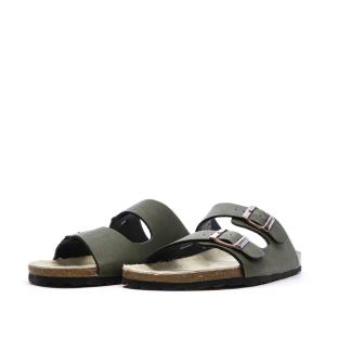Sandales Kaki Homme Schott Arthur vue 0