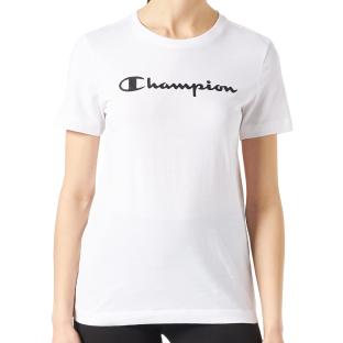 T-shirt Blanc Femme Champion Crew neck vue 0