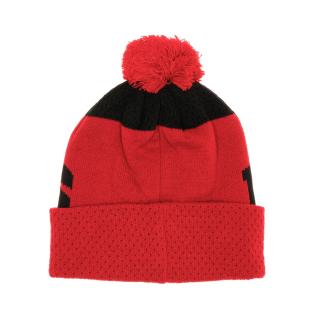 Chicago Bulls Boys Rojo/Negro NBA Beanie Collegiate ver 0