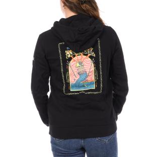 Sudadera con capucha negra Rip Curl Meo Pro 25 para mujer ver 0