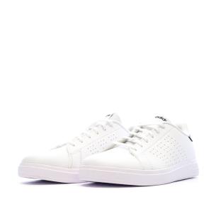 Baskets Blanc/Noir Junior Adidas Advantage vue 0