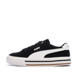 Baskets Blanches/Noires Femme Puma Court Classic vue 0