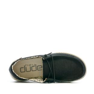 Hey Dude Wendy Black Mixed Shoes Photo of the Espace des Marques %store% store - view of %key%