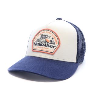 Gorra blanca/azul para hombre Quiksilver Sunsetwavesport ver 0