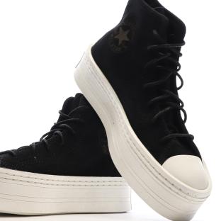 Women's Black Sneakers Converse Chuck Taylor All Star Suede Photo of the Espace des Marques %store% store - view of %key%