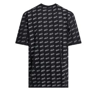 T-shirt Noir Homme Fila Flat Print vue 0