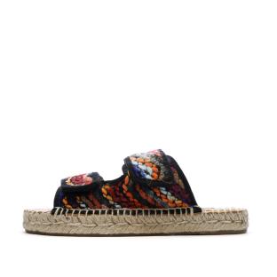 Sandales Noires/Oranges Femme Pare Gabia Batista vue 0