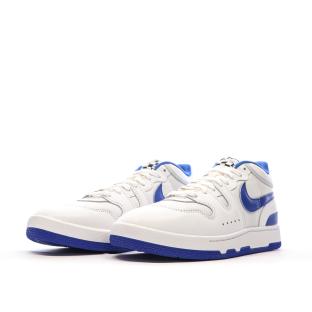 Baskets Blanches/Bleu Homme Nike Attack vue 0