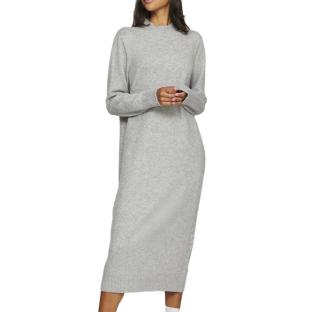 Robe Grise Femme Vila Kiku vue 0