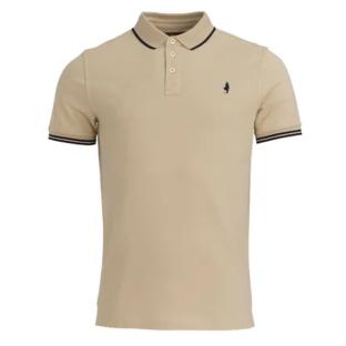 Polo Beige Homme OMPOMC_C910 vue 0