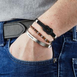 Bracelet Cordon Marin-fermoir Noir Homme Geographical Norway SG-315026 vue 0