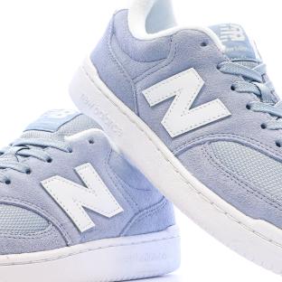 Baskets Bleu/Blanche Femme New Balance Bb80 vue 0