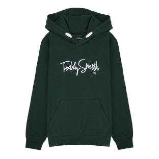 Dunkelgrüner Kapuzenpullover für Jungen von Teddy Smith, Evry1 Ansicht 0