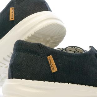 Hey Dude Wendy Black Mixed Shoes Photo of the Espace des Marques %store% store - view of %key%