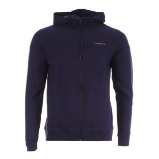Sweat Zippé Marine Homme Hungaria Ebeko vue 0