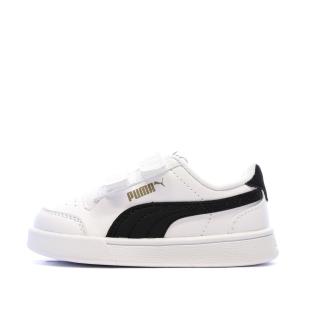 Baskets Blanc/Noir Garçon Puma Shuffle vue 0