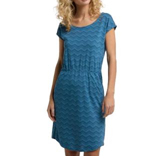 Blaues Kleid für Frauen Ragwear Lilithe Chevron Ansicht 0