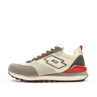Baskets Beige/Gris Homme Lotto Twenty 5 vue 0