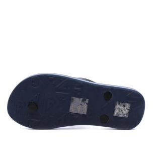 Tongs Noir/Marine Garçon Quiksilver Java Quik vue 0