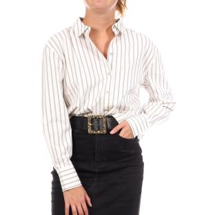 Chemise Blanc/Vert Femme Vero Moda Tanja vue 0