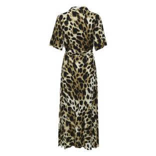 Kleid mit Leopardenprint Braun/Ecru Frau Starsezen Life 2/4 Ansicht 0