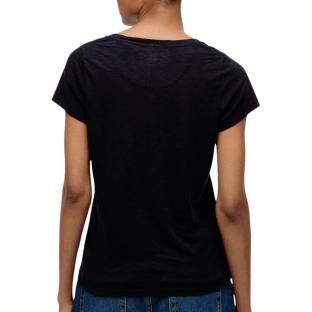 T-shirt Noir Femme Superdry Studios Scoop vue 0