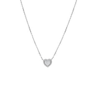 Clio Blue Angel White Heart Necklace Photo of the Espace des Marques %store% store - view of %key%