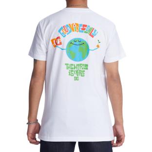 Men’s White T-shirt – DC Shoes ‘Our World’ Photo of the Espace des Marques %store% store - view of %key%